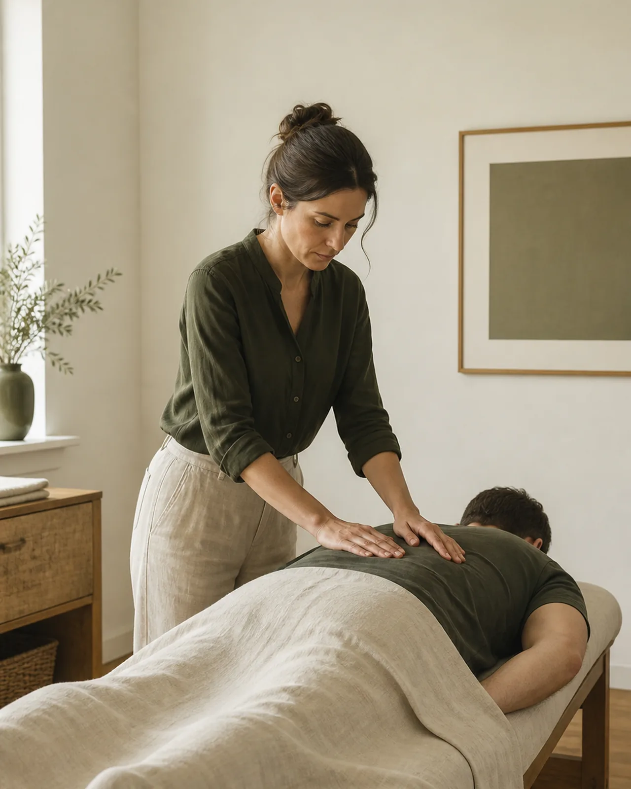 Osteopathische Behandlung in der Praxis Tanit