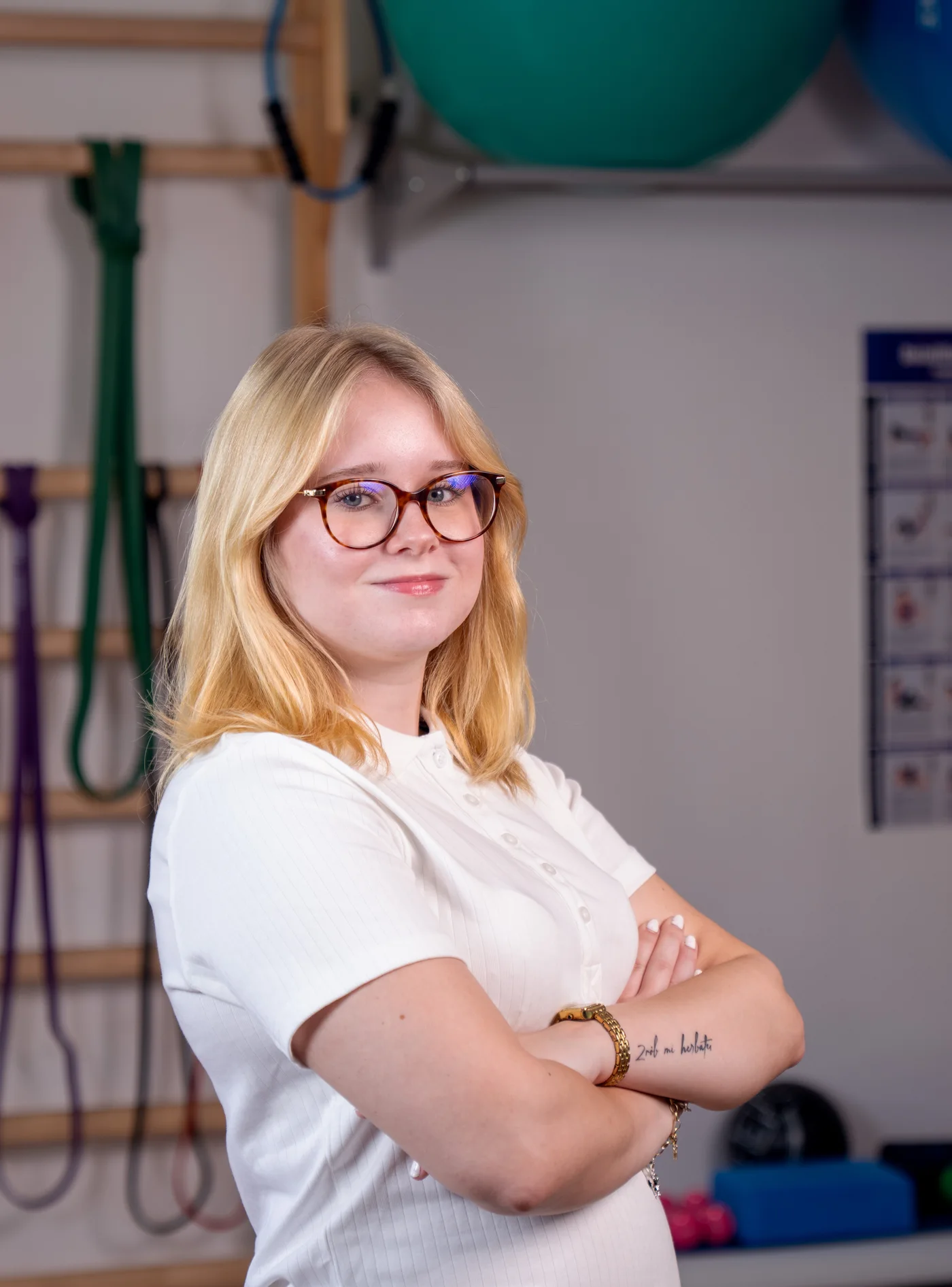 Physiotherapeutin in der Tanit-Praxis